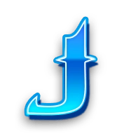JZ電子搖滾派對老虎機-一般符號J